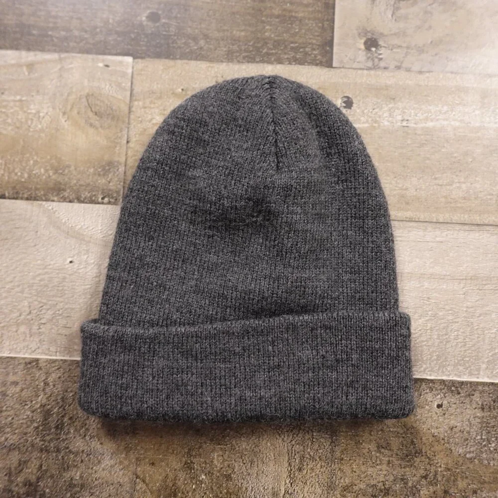 Carhartt Infant Toddler Beanie Hat Gray Acrylic Knit‎ OSFM